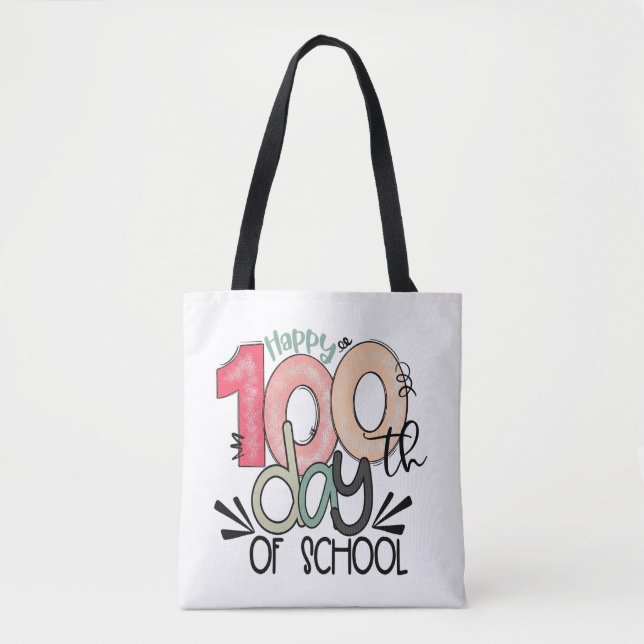 Bolso De Tela 100 days of school celebration  (Anverso)