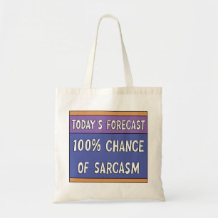 Bolso De Tela 100% de posibilidades de sarcasmo