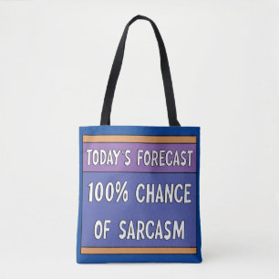 Bolso De Tela 100% de posibilidades de sarcasmo