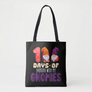 Bolso De Tela 100 días colgando con mi escuela de gnomies