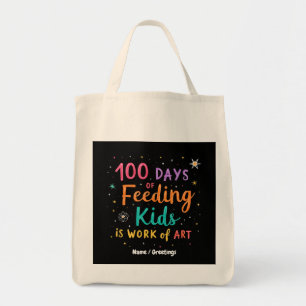 Bolso De Tela 100 días de alimentación infantil es una obra de a
