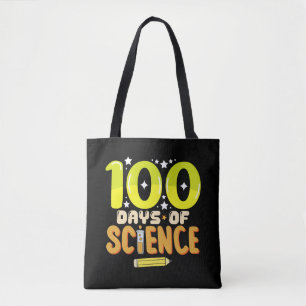 Bolso De Tela 100 días de ciencia 100º día de escuela Profesor