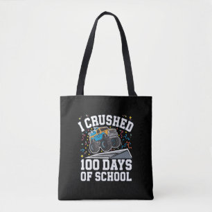 Bolso De Tela 100 días de monstruo escolar 100 días de escuela