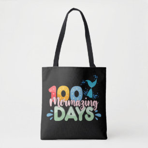 Bolso De Tela 100 Días Mermazantes Sirena del 100º Día de Escuel