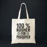 Bolso De Tela 100% Kosher para Pascua Funny Passover Pesach<br><div class="desc">chanukah,  menorah,  hanukkah,  dreidel,  jewish,  Chrismukkah,  vacaciones,  horah,  navidades,  sufganiyot</div>
