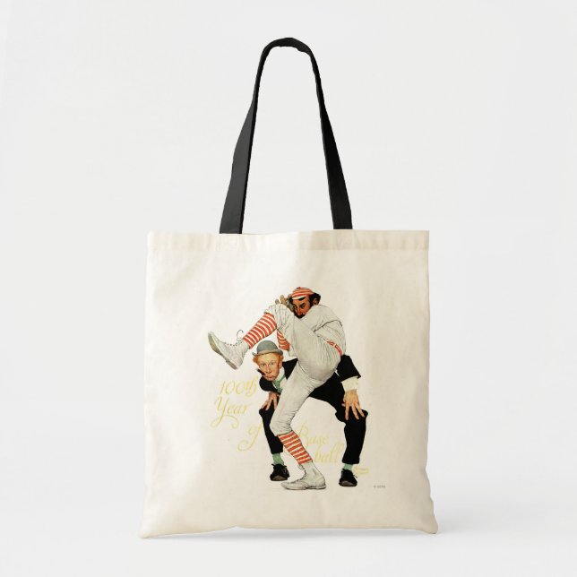Bolso De Tela 100o Aniversario del béisbol (Frente)