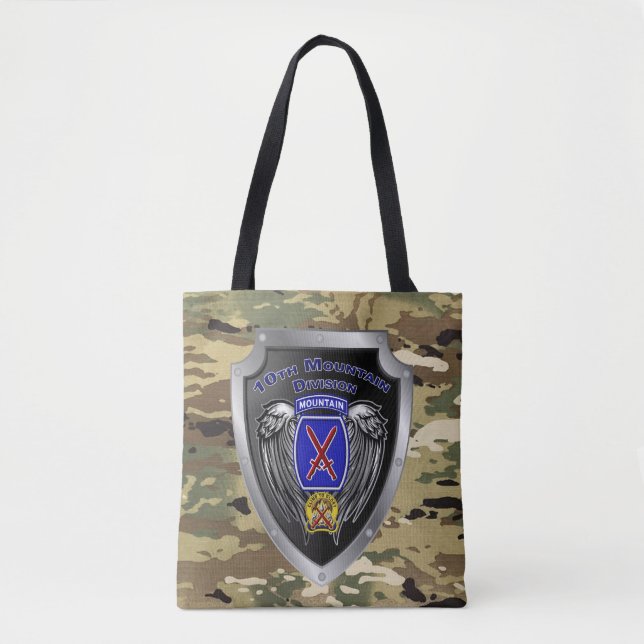 Bolso De Tela 10.ª División de Montaña (Anverso)