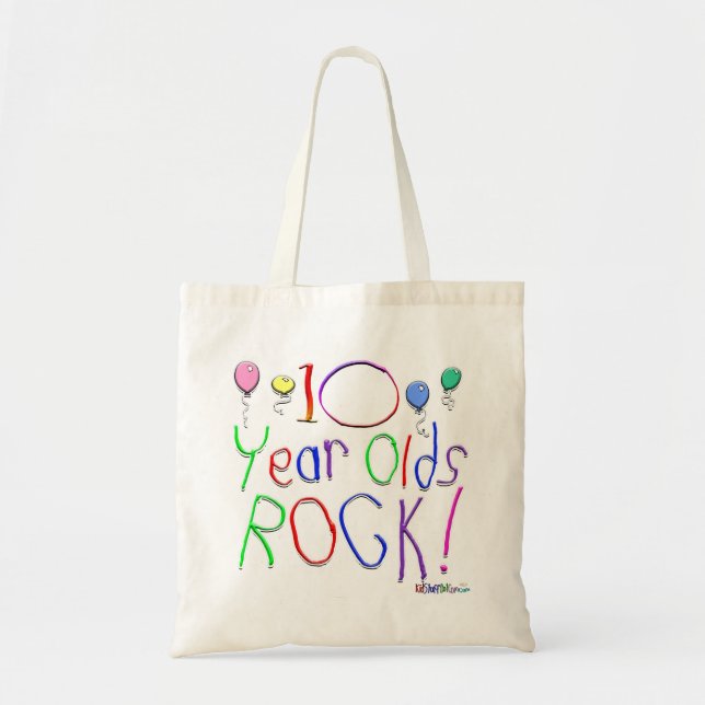 Bolso De Tela ¡10 años de la roca! (Frente)