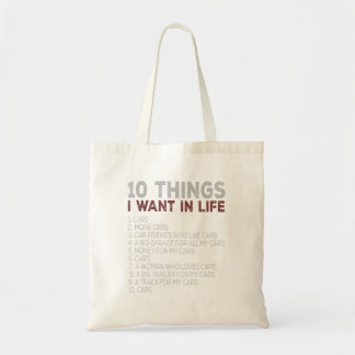 Bolso De Tela 10 Cosas Que Quiero En Mi Vida Coches Más C
