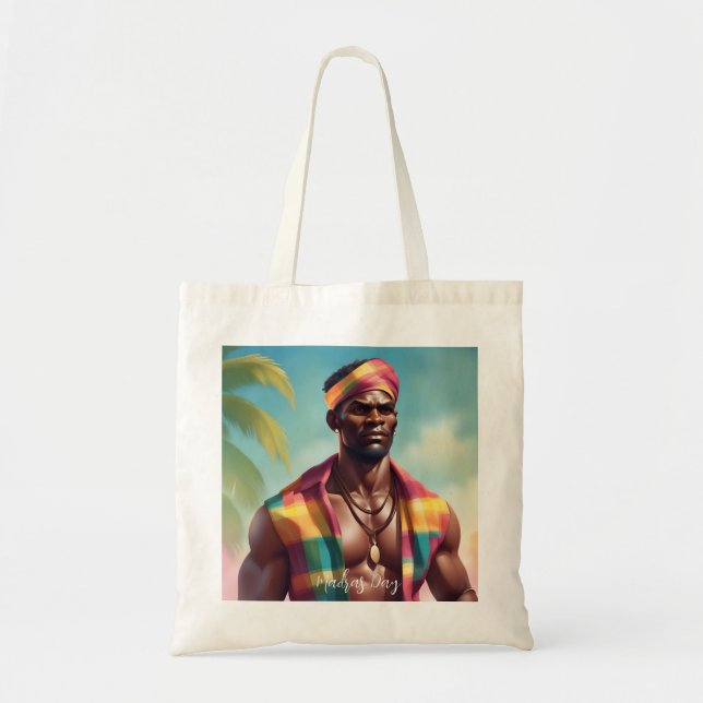 Bolso De Tela 10ème éd. du Madras Day - Edition limitée  #2 (Frente)