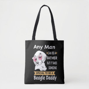 Bolso De Tela 11 Cualquier Hombre Beagle Daddy