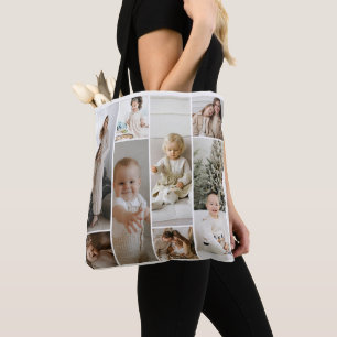Bolso De Tela 11 Plantilla de collage de fotografías personaliza