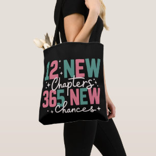 Bolso De Tela 12 nuevos capítulos 365 nuevas oportunidades Inspi