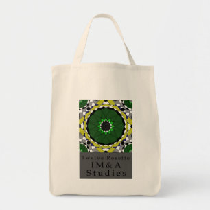 Bolso De Tela 12 Tote Rosette Grocery