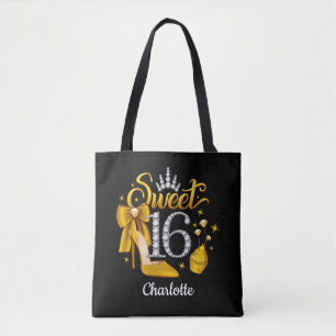 Bolso De Tela 16º cumpleaños. Dulces 16 chicas