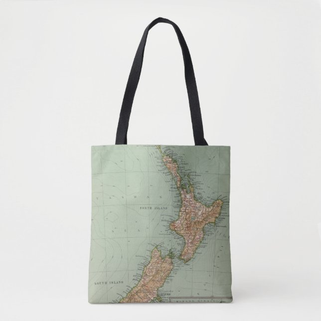 Bolso De Tela 169 Nueva Zelanda, Hawaii, Tasmania (Anverso)