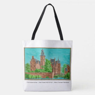 Bolso De Tela 1729 A. de Haen Holandés Kasteel WESTERVELT ....