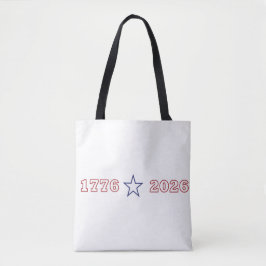 Bolso De Tela 1776 2026 América 250 Años Aniversario Patriótico 