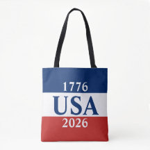 1776 USA 2026 Rojo Blanco y Azul Patriótico