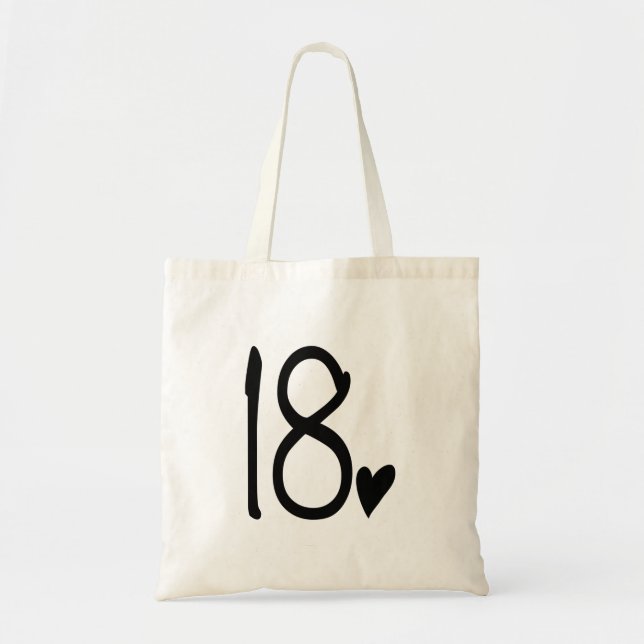 Bolso De Tela 18 cumpleaños (Frente)