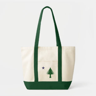 Bolso De Tela 1901 Tote Jumbo con Bandera Continental