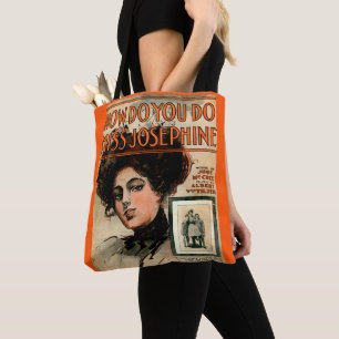Bolso De Tela 1909 Cómo se hace Miss Josephine partitura