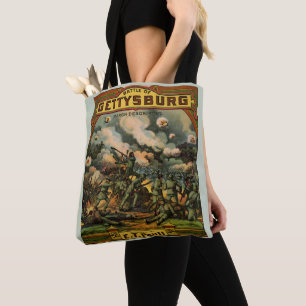 Bolso De Tela 1917 La batalla de la partitura de Gettysburg