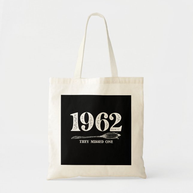Bolso De Tela 1962 Perdieron Un Halloween De La Bruja Salem (Frente)