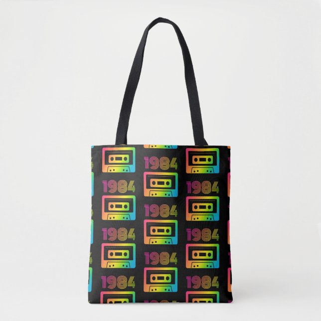 Bolso De Tela 1984 Retro  (Anverso)