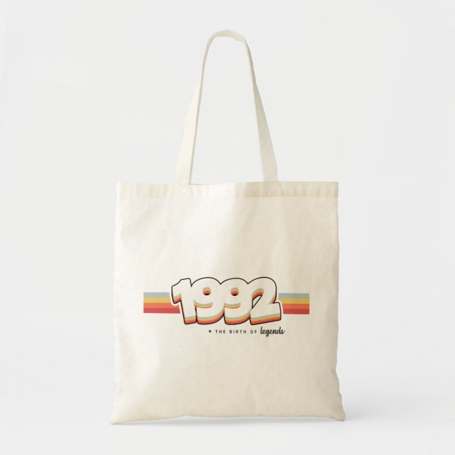 Bolso De Tela 1992 El nacimiento de las leyendas (Frente)