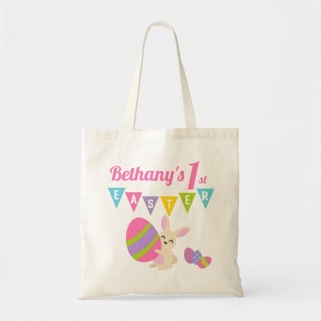 Bolso De Tela 1.ᵉʳ Conejo de Pascua (Frente)