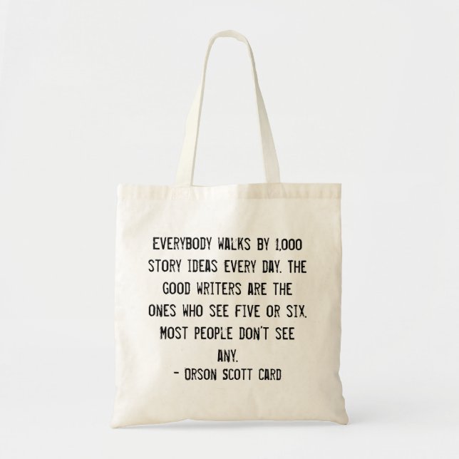 Bolso De Tela 1.000 Ideas Diarias (Frente)
