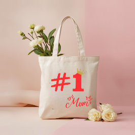 Bolso De Tela #1 Mom Love Personalized Tote Bag