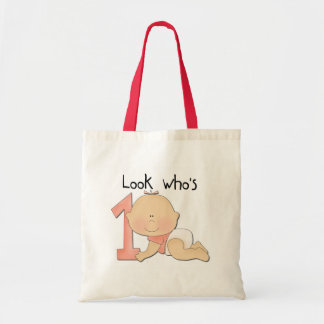 Bolso De Tela 1ras camisetas y regalos del cumpleaños de la niña