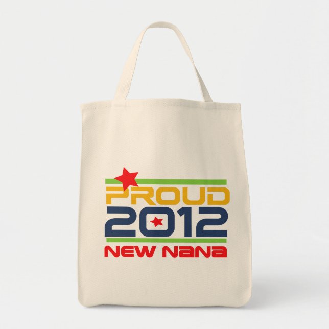 Bolso De Tela 2012 camisetas y regalos orgullosos de Nana (Frente)