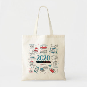 Bolso De Tela 2020 Actividades de Cuarentena conmemorativas Keep