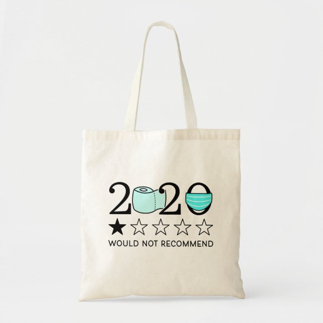 Bolso De Tela 2020 No Recomendaría Cita graciosa (Frente)