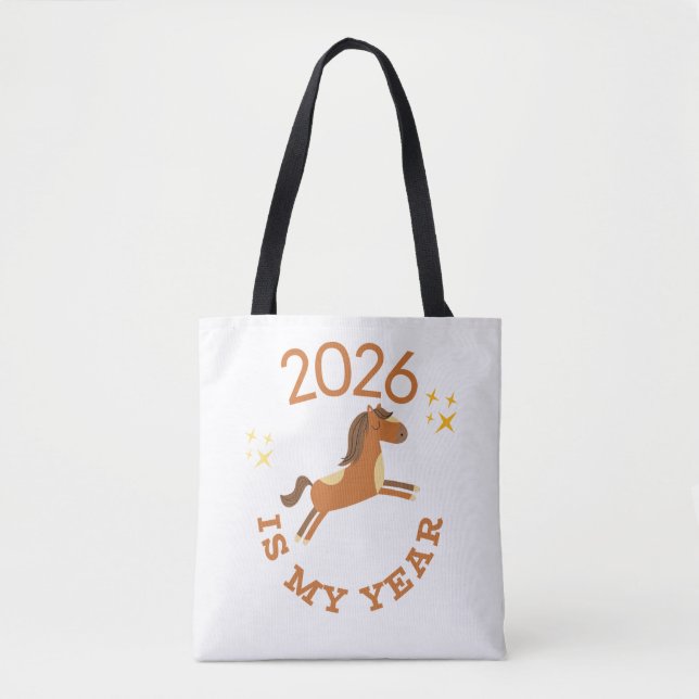 Bolso De Tela 2026 Es Mi Año Año del Caballo (Anverso)