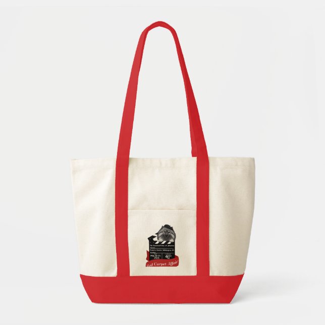 Bolso De Tela 2026 Keeshond Nacional (Frente)