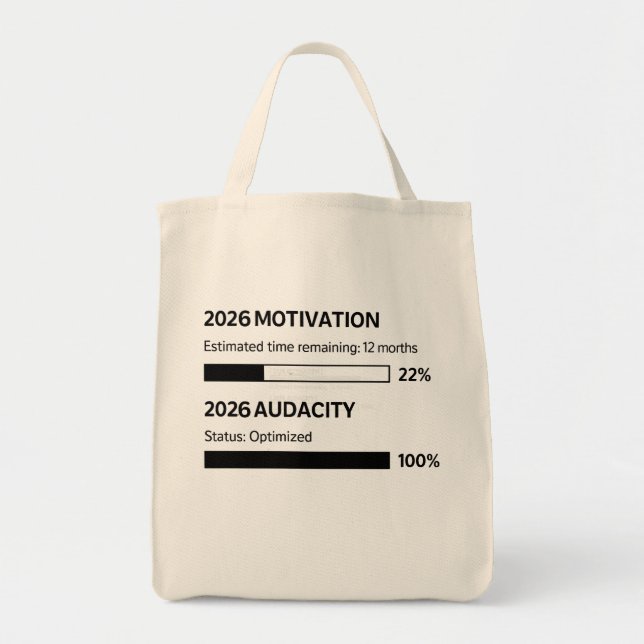 Bolso De Tela 2026 Will Be My Year (Frente)