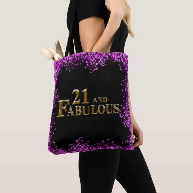 Bolso De Tela 21.º cumpleaños (Detalle)