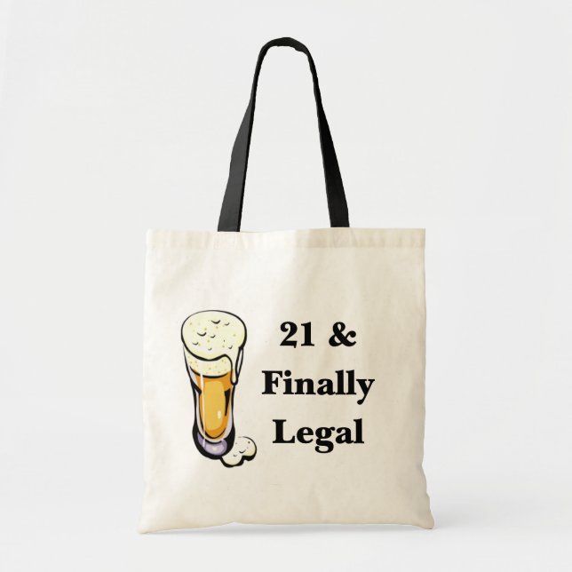 Bolso De Tela 21 y finalmente legal (Frente)