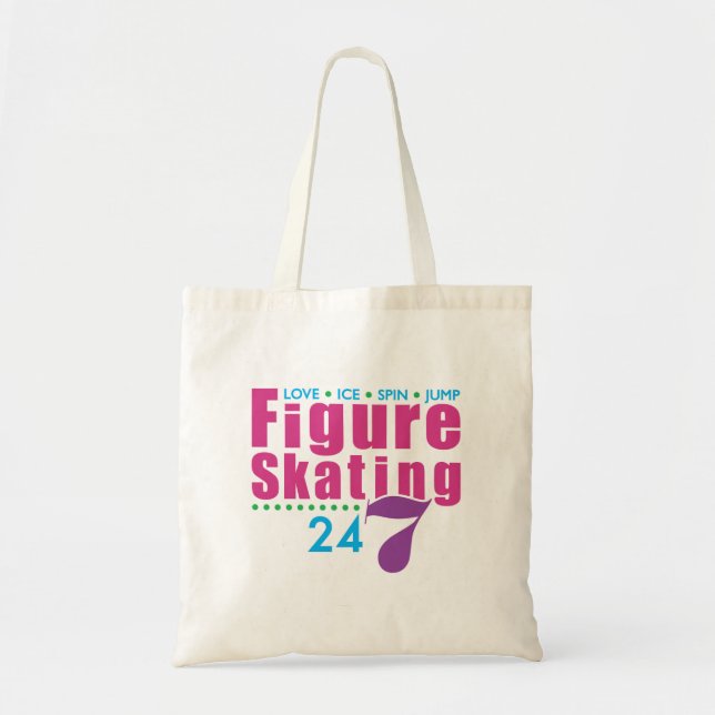 Bolso De Tela 24/7 patinaje artístico (Frente)