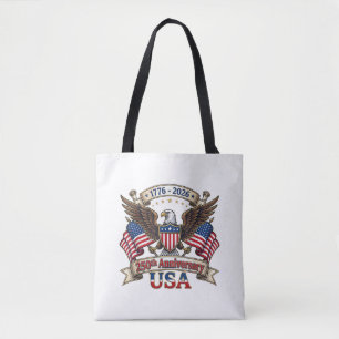 Bolso De Tela 250 años americano 250 cumpleaños 4 de julio anive