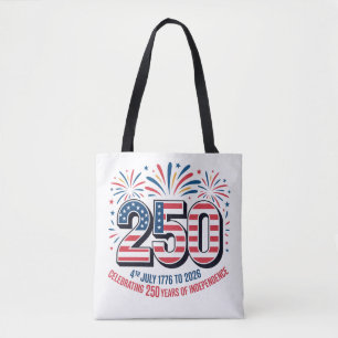 Bolso De Tela 250 años de independencia