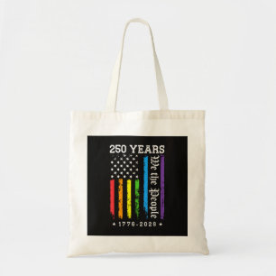 Bolso De Tela 250 años de la bandera del orgullo LGBT de EE. UU.