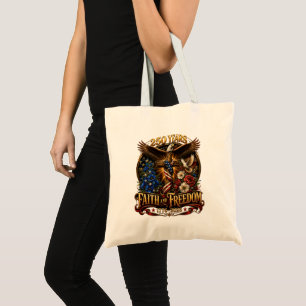 Bolso De Tela 250 Años Fe Y Libertad América