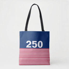 Bolso De Tela 250 Red White and Blue USA Anniversary