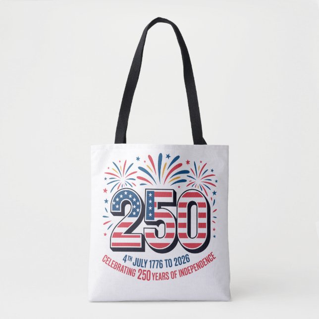 Bolso De Tela 250 Years of Independence  (Anverso)