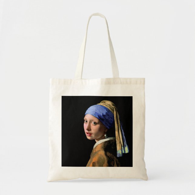 Bolso De Tela 2534-Johannes Vermeer Girl with a Pearl Earring (Frente)